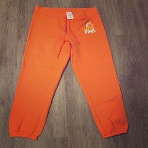 EUC Victoria’s Secret Pink Cropped Sweats